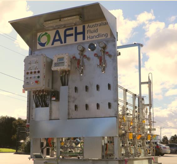 Caustic Dilution & Injection Skid Australian Fluid Handling